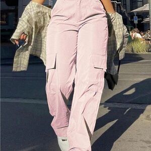 Light Pink Cargo Pants